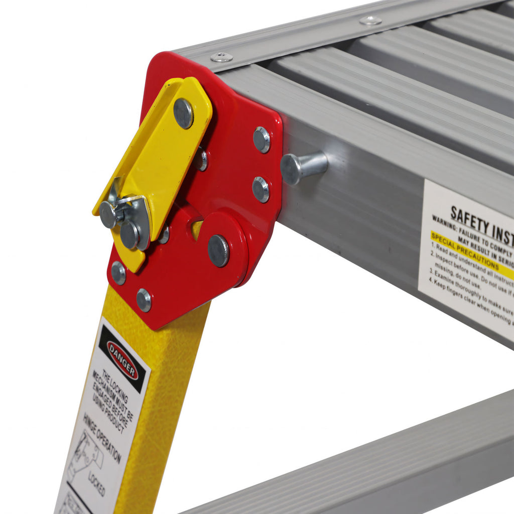 Excel 7645 Fibreglass Folding Platform Workbench Close-up