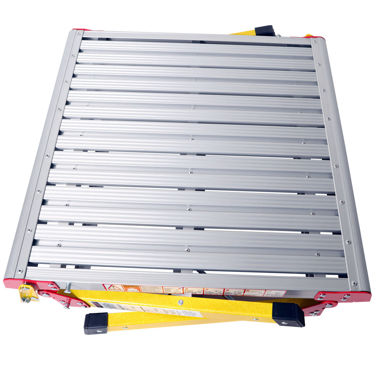 Excel 7645 Fibreglass Folding Platform Workbench Folded