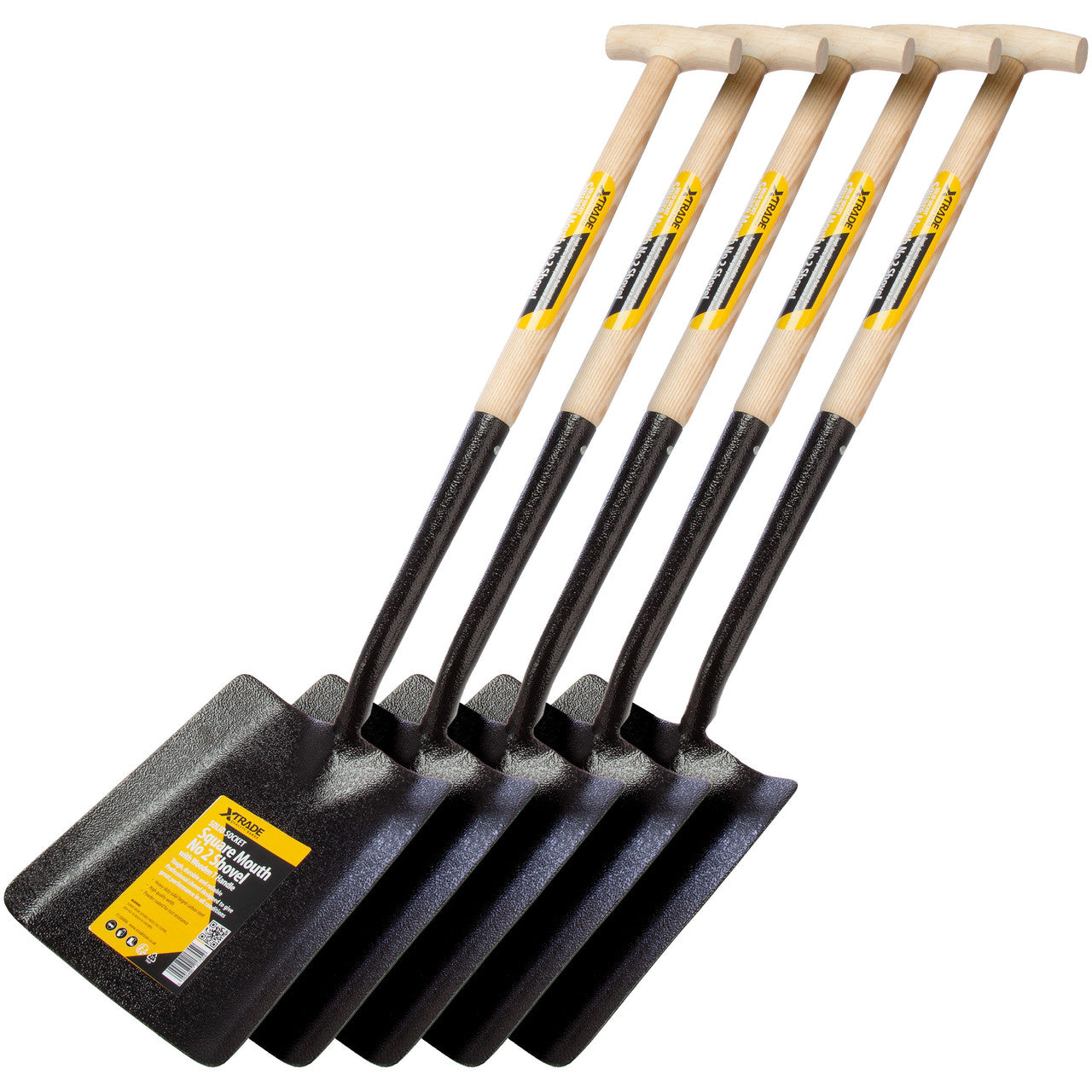 XTrade X1300006 Solid Socket Square Mouth Shovel