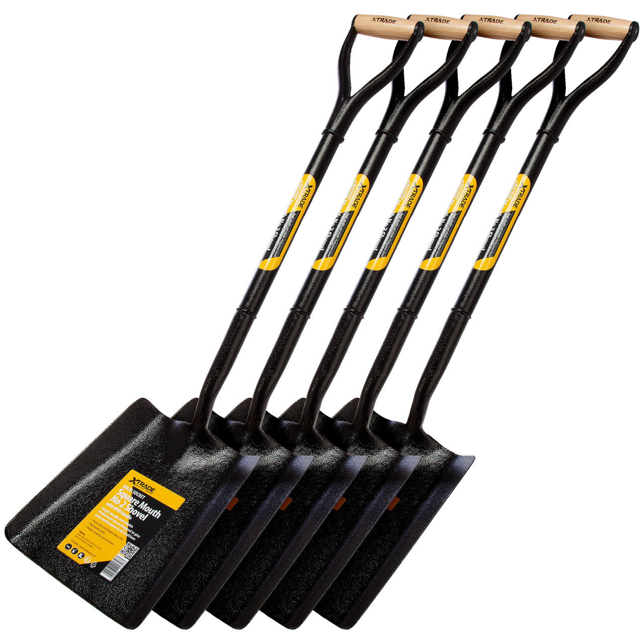 XTrade X1300004 All Steel Square Mouth Shovels