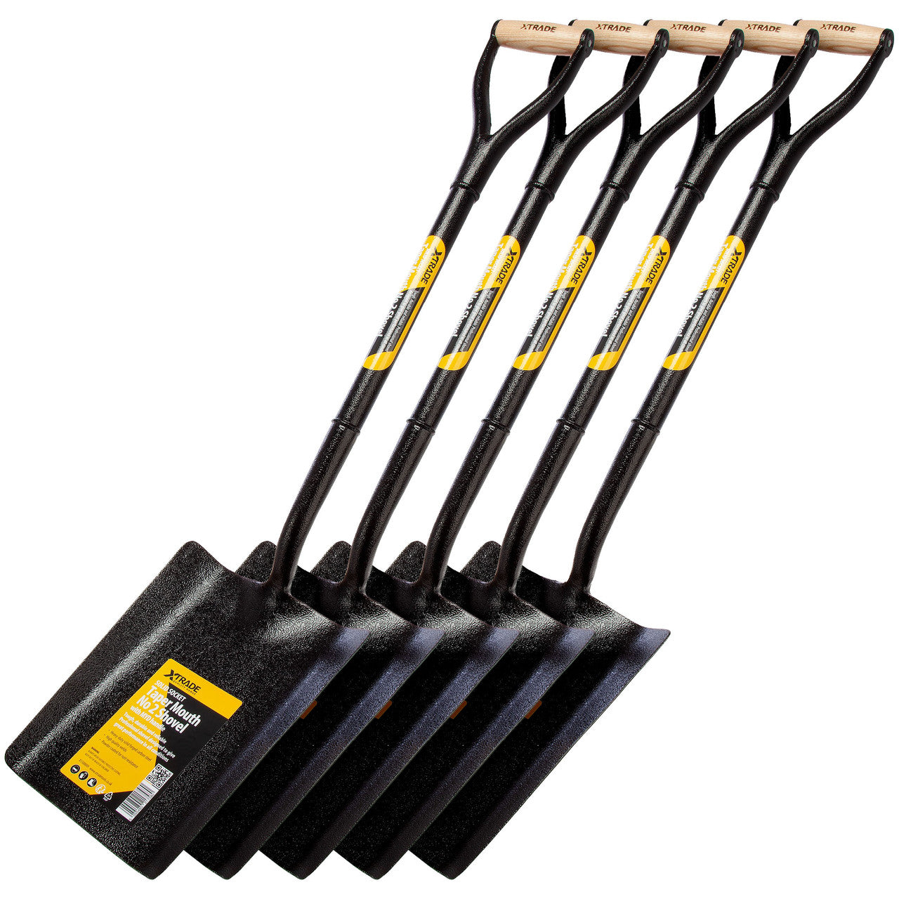 XTrade X1300005 All Steel Taper Mouth Shovels