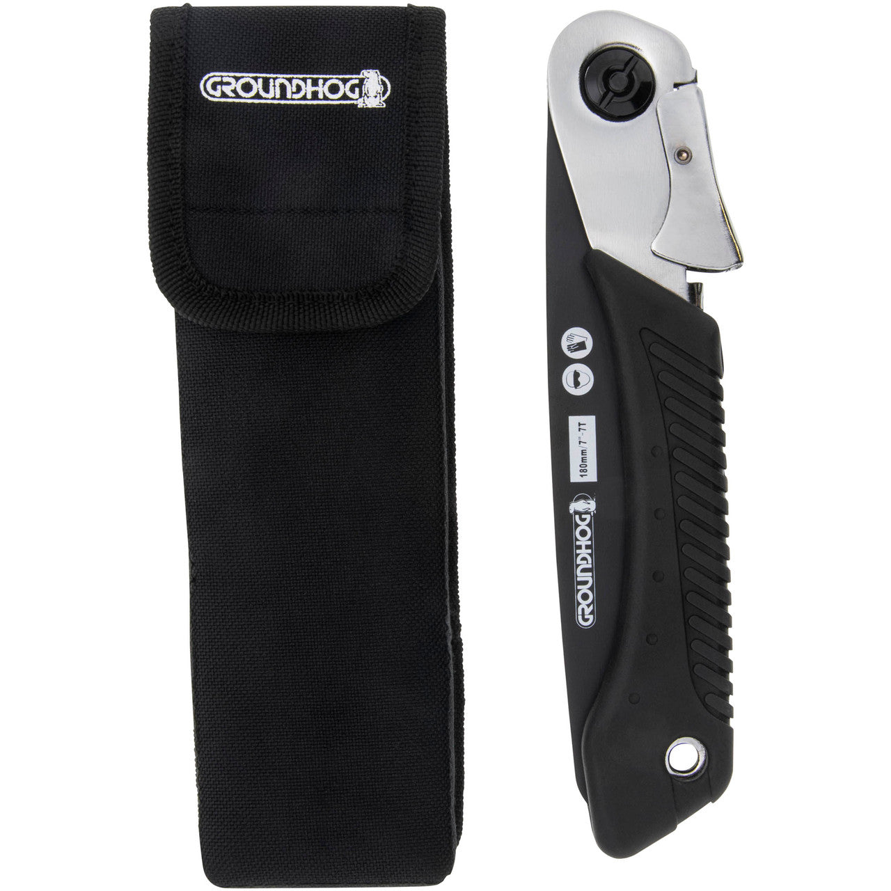 XTrade G0900006 Groundhog Fast Cut Folding Pruning Saw with Holder