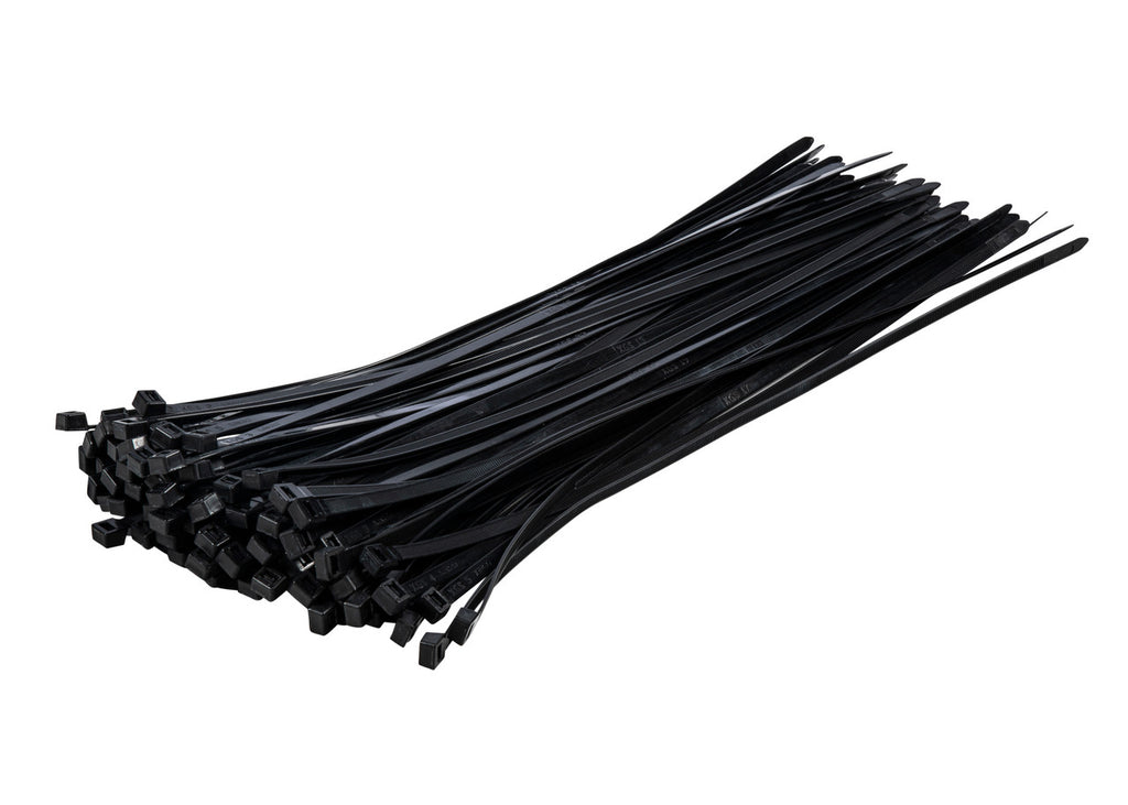 XTrade T0700006 Black Cable Ties 550MM x 9.0MM (100 Pack)
