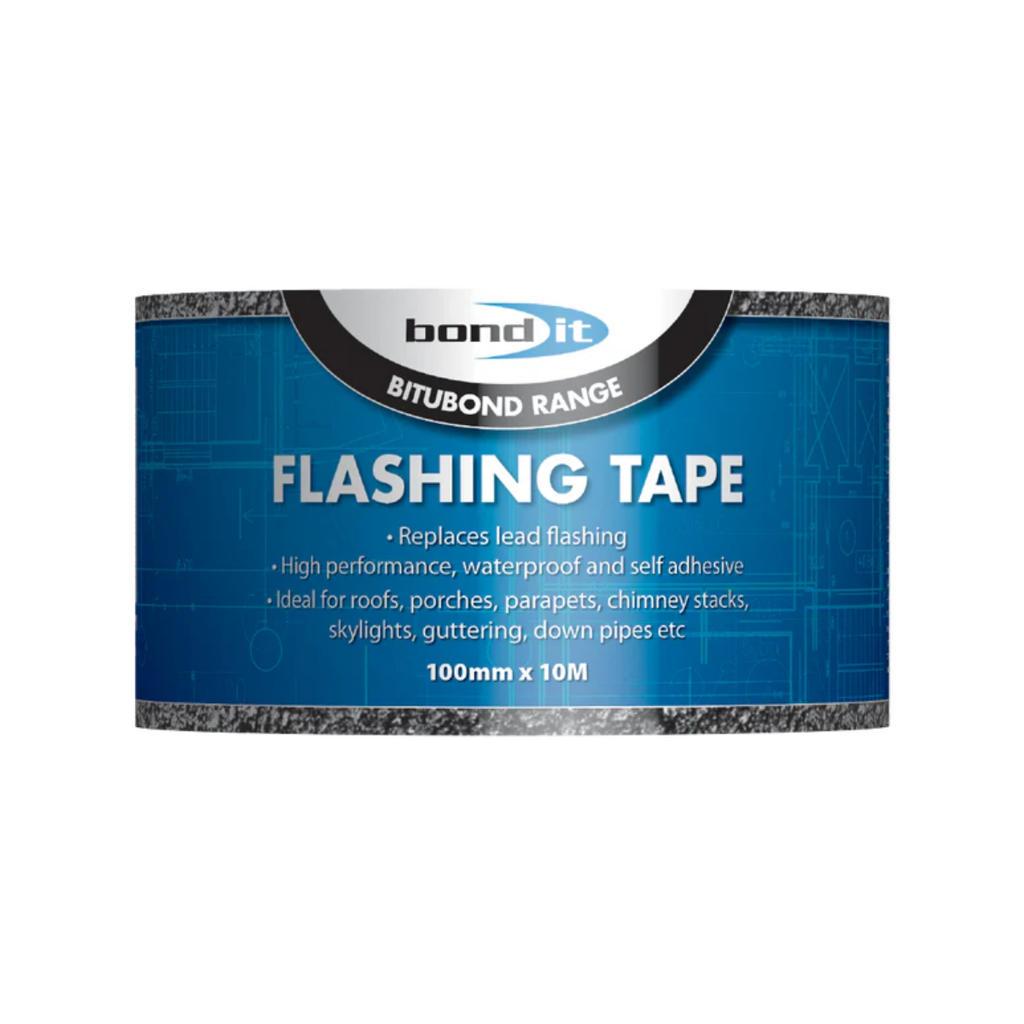 Bond It High Performance Self-Adhesive Flashing Tape 100mm x 10m (Grey) - Box of 6