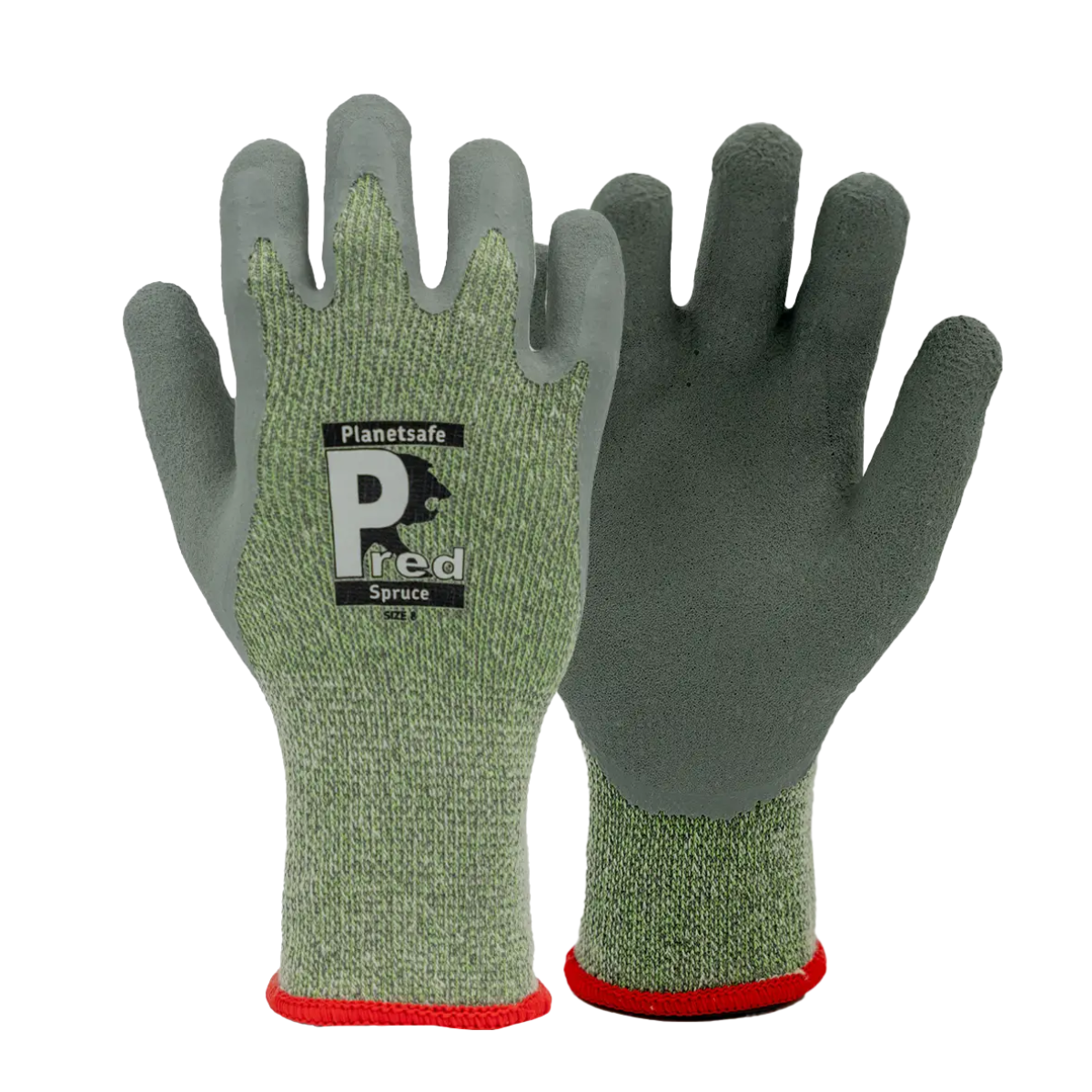 PRED Spruce PLANETSAFE Gloves Size 9 (L) - 10 Pairs