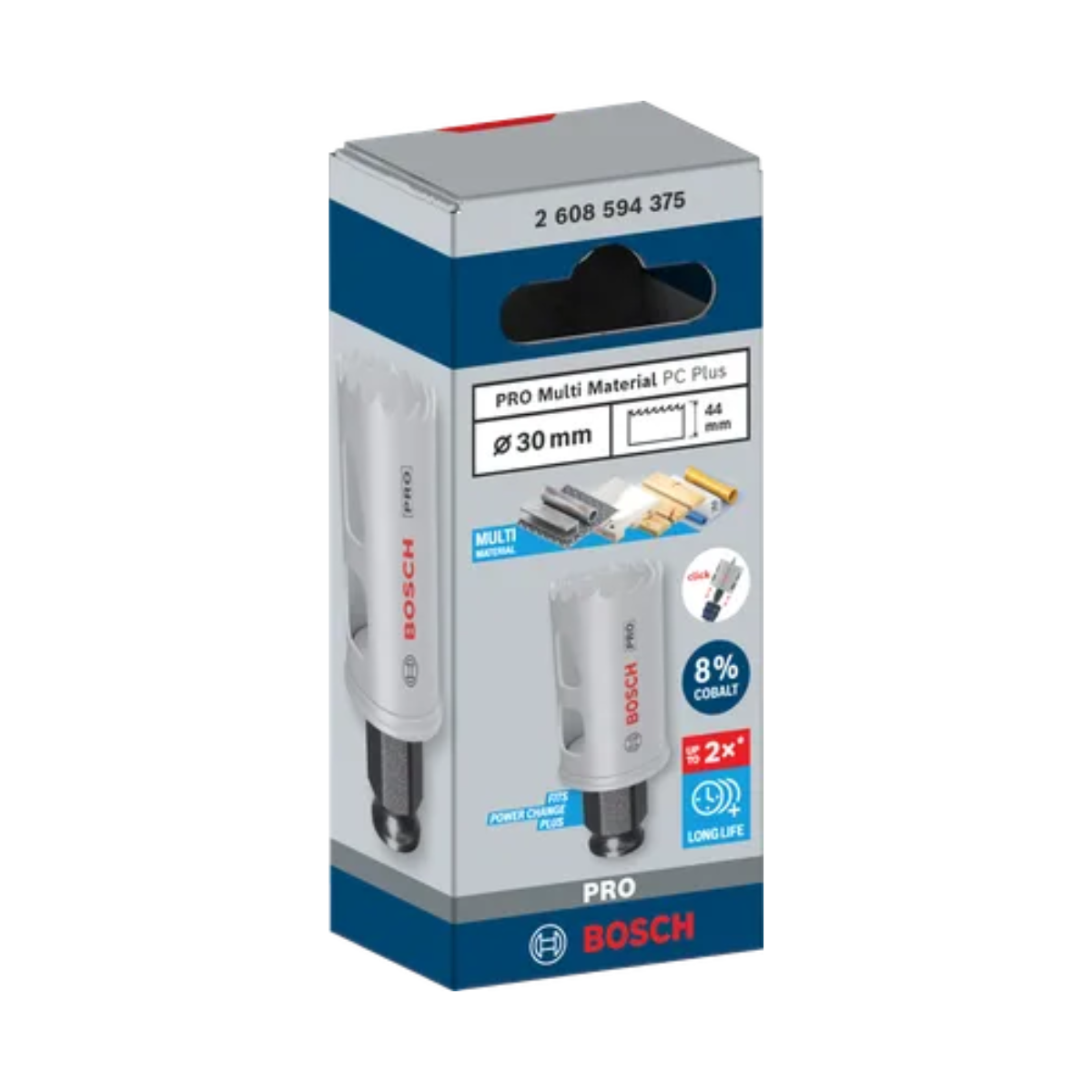 Bosch 2608594375 PRO Multi Material Power Change Plus Hole Saw 30mm