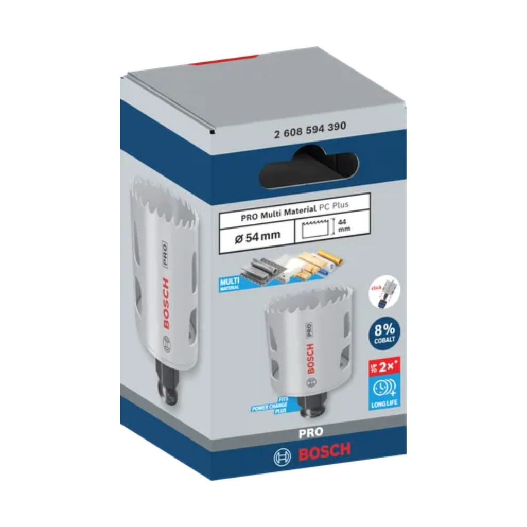 Bosch 2608594390 PRO Multi Material Power Change Plus Hole Saw 54mm