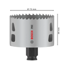 Bosch 2608594401 PRO Multi Material Power Change Plus Hole Saw 73mm