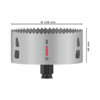 Bosch 2608594412 PRO Multi Material Power Change Plus Hole Saw 108mm