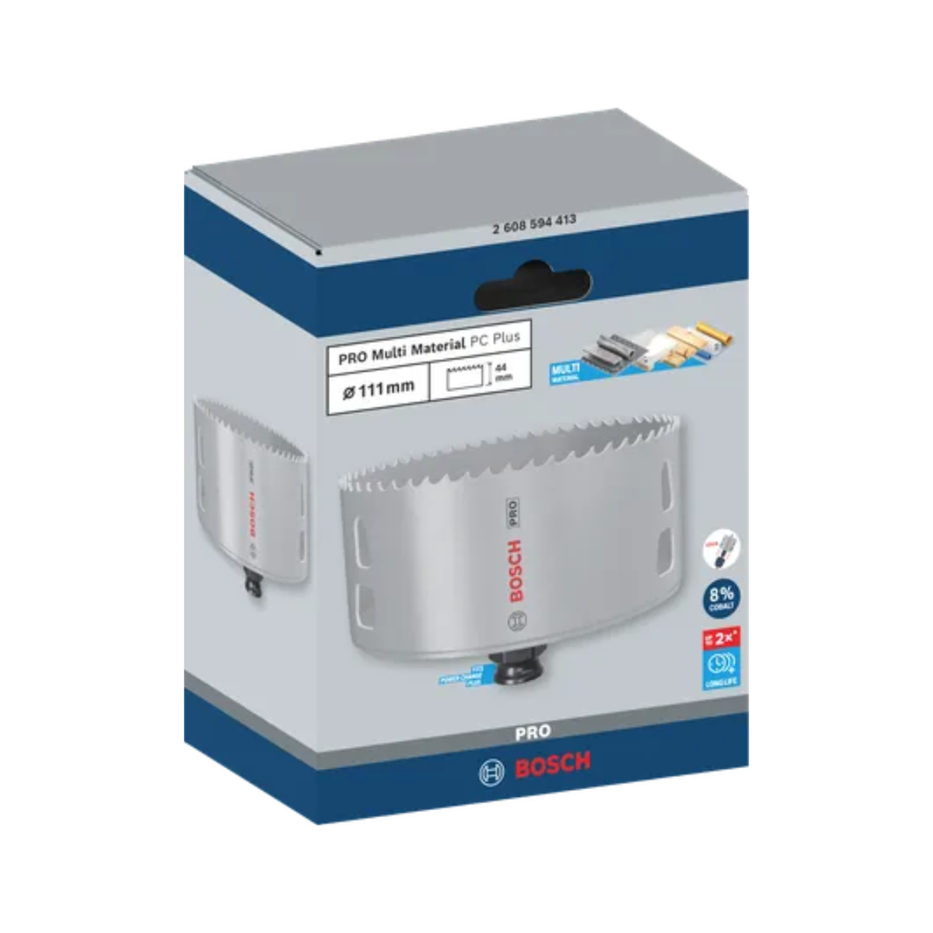 Bosch 2608594413 PRO Multi Material Power Change Plus Hole Saw 111mm