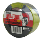 Gladiator Hazard Warning Tape Black/Yellow 50mm x 33m (Box of 24)