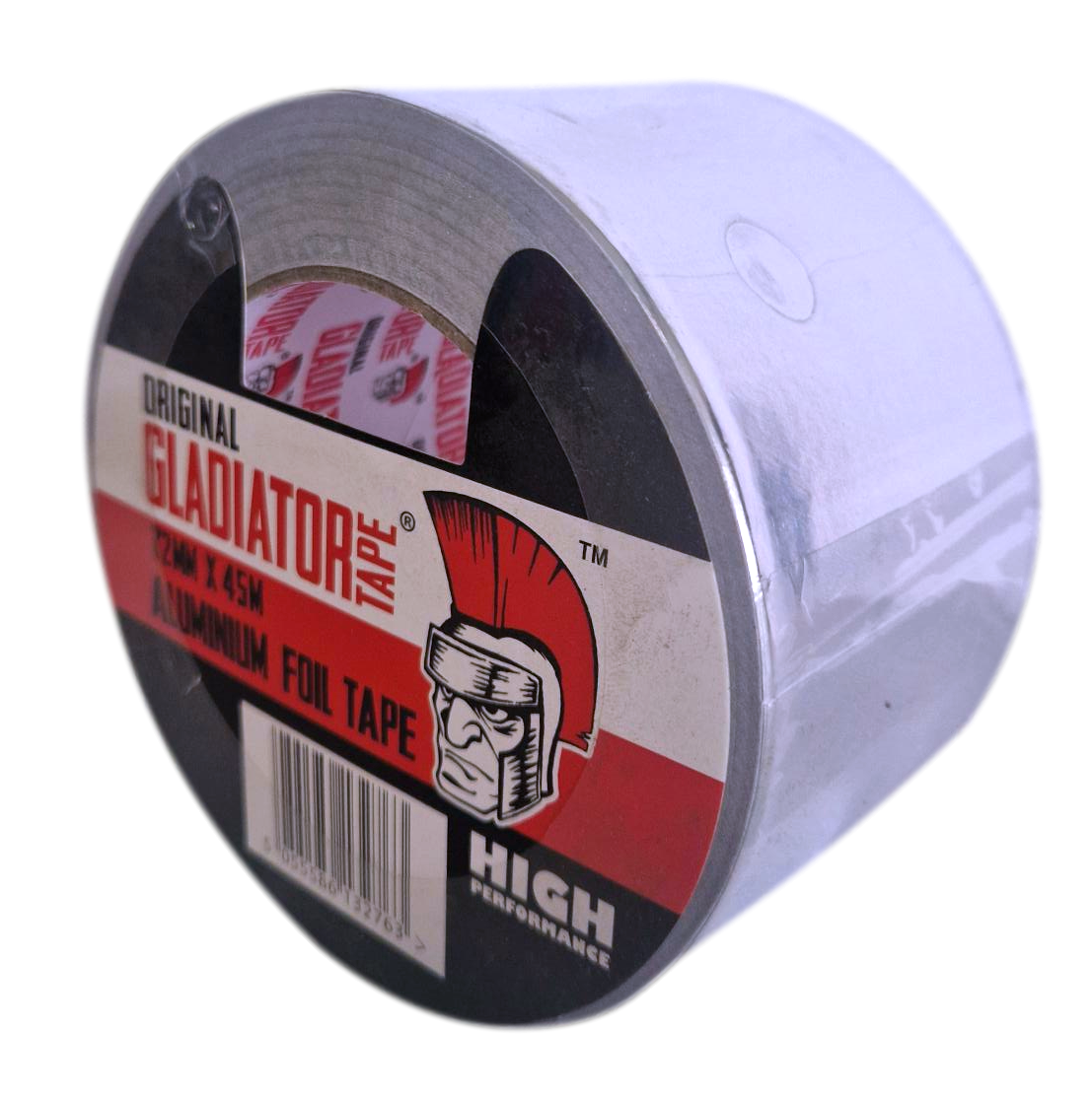 Gladiator Aluminium Foil Tape with Liner 72mm x 45m (Silver) - Box of 16