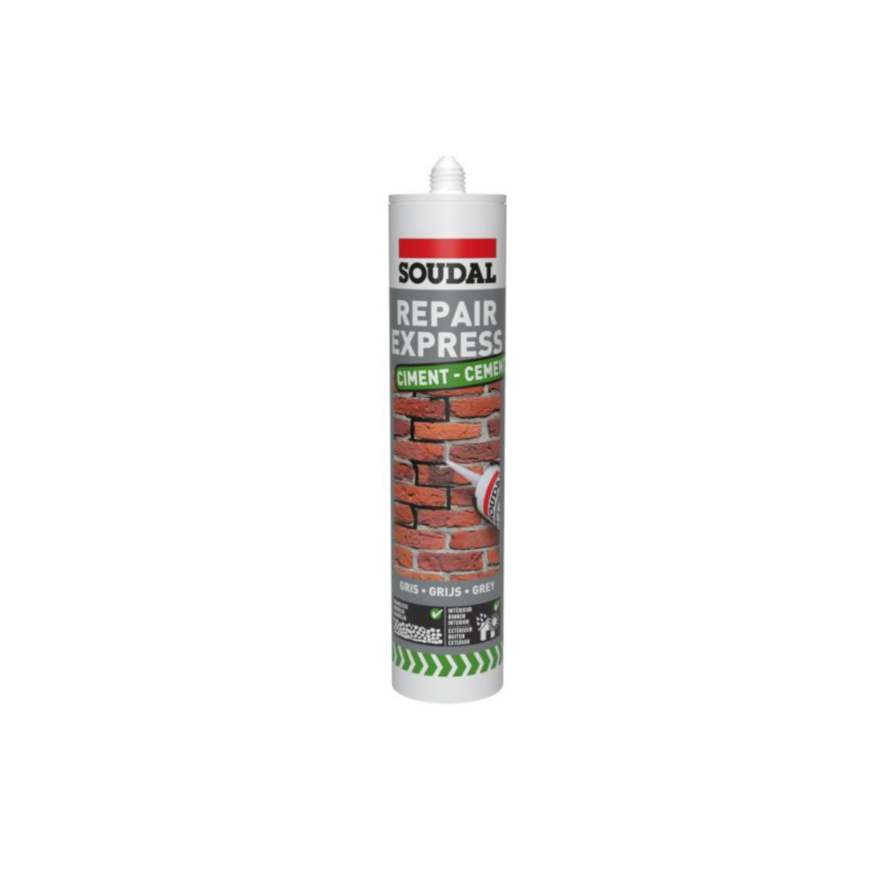 Soudal Repair Express Cement Grey 290 ml Box of 12 (MPN 125786)