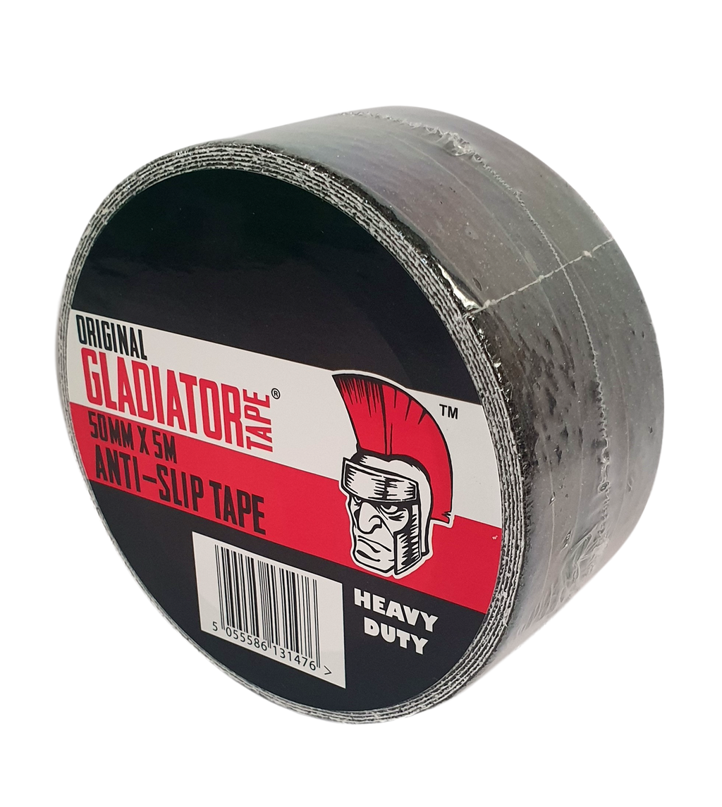 Gladiator Anti‑Slip Tape 50mm x 5m (Black) - 36 Rolls