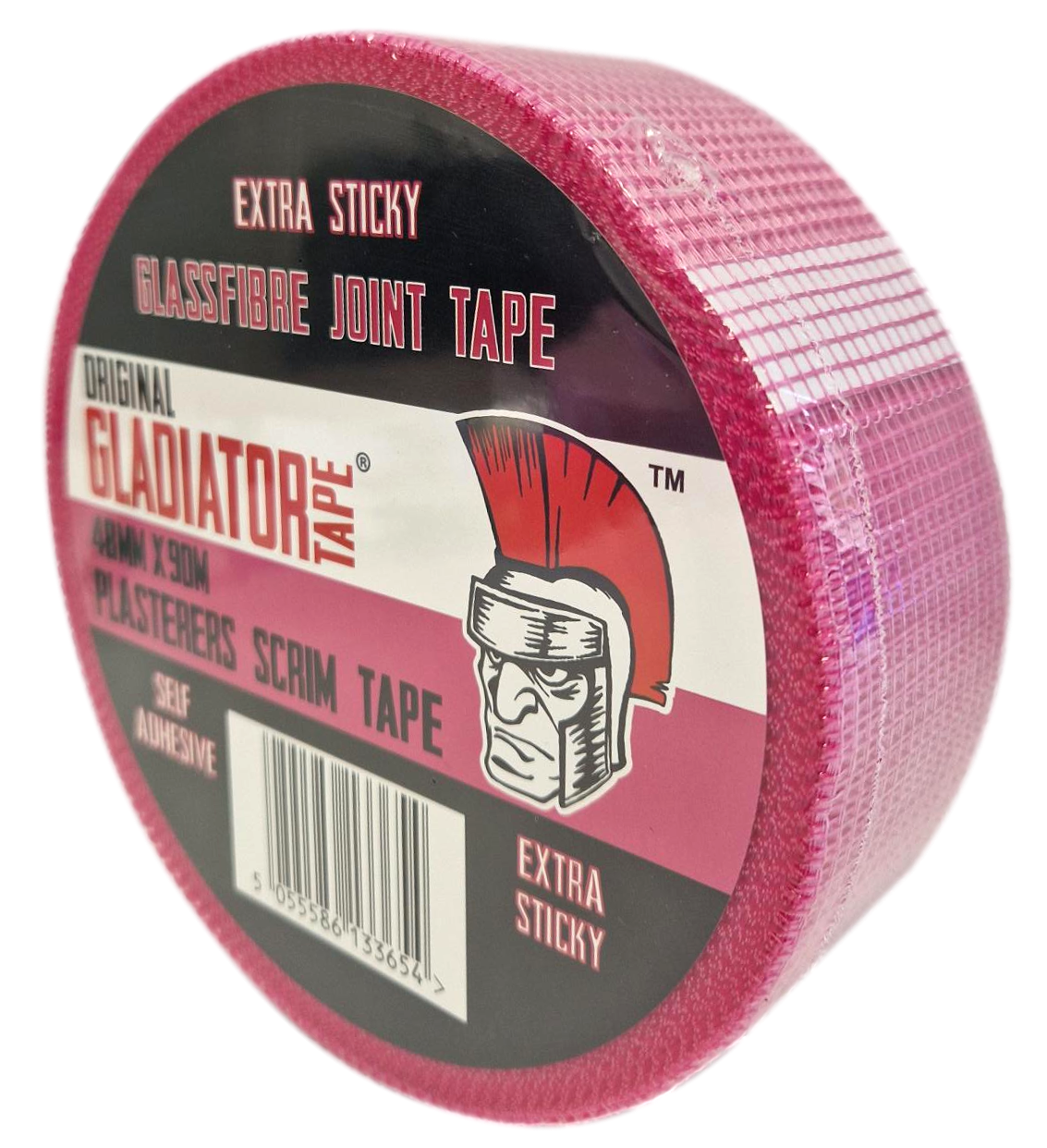 Gladiator Plasterers Joint Scrim Tape 48mm x 90m (Pink) - Box of 36