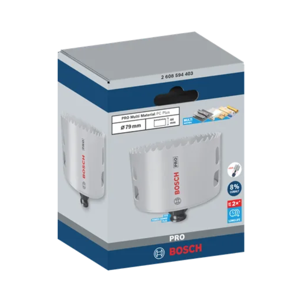 Bosch 2608594403 PRO Multi Material Power Change Plus Hole Saw 79mm