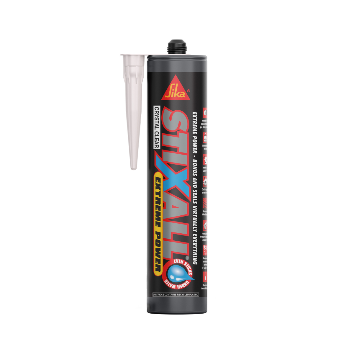 Sika Stixall Extreme Power Adhesive/Sealant 290ml Cartridge (Clear) - Box of 12