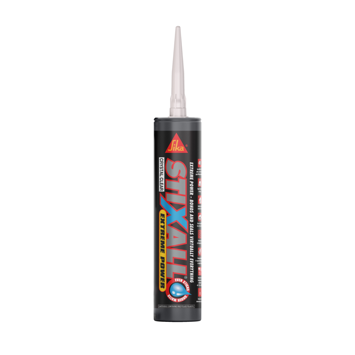 Sika Stixall Extreme Power Adhesive/Sealant 290ml Cartridge (Clear) - Box of 12