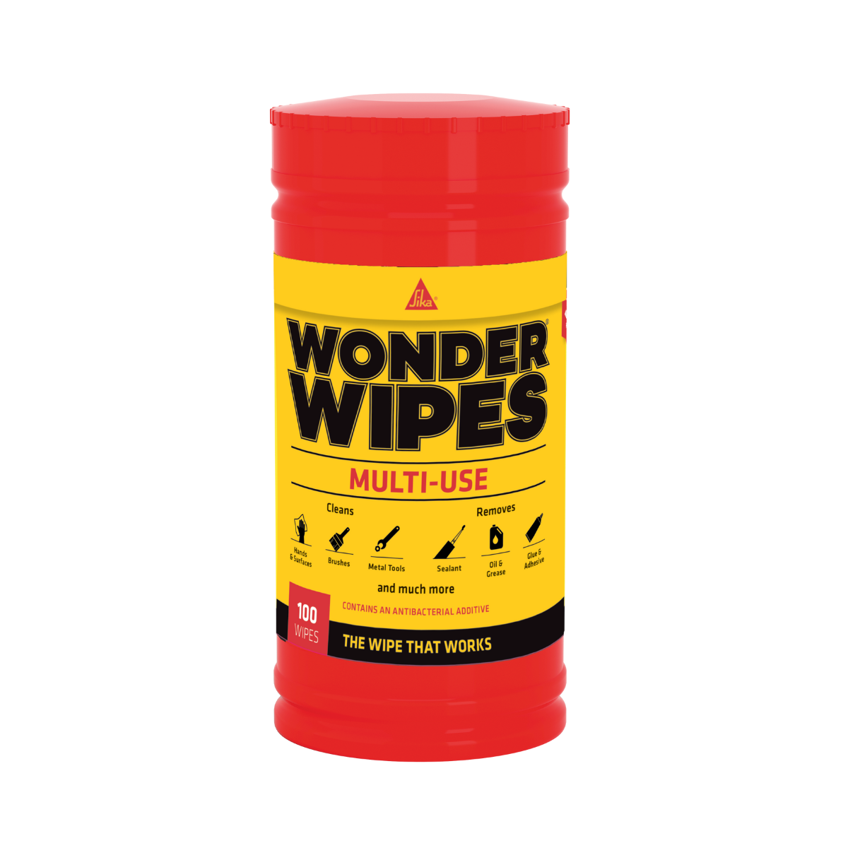 Sika Wonder Wipes - 6 Tubs of 100 Wipes