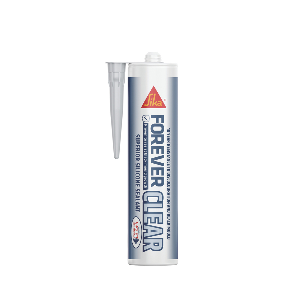 Sika Forever Hygienic Silicone Sealant 295ml (Clear) - Box of 12