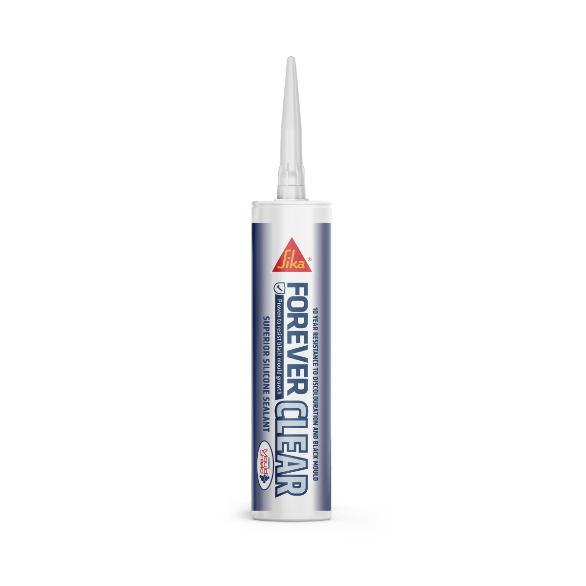 Sika Forever Hygienic Silicone Sealant 295ml (Clear) - Box of 12
