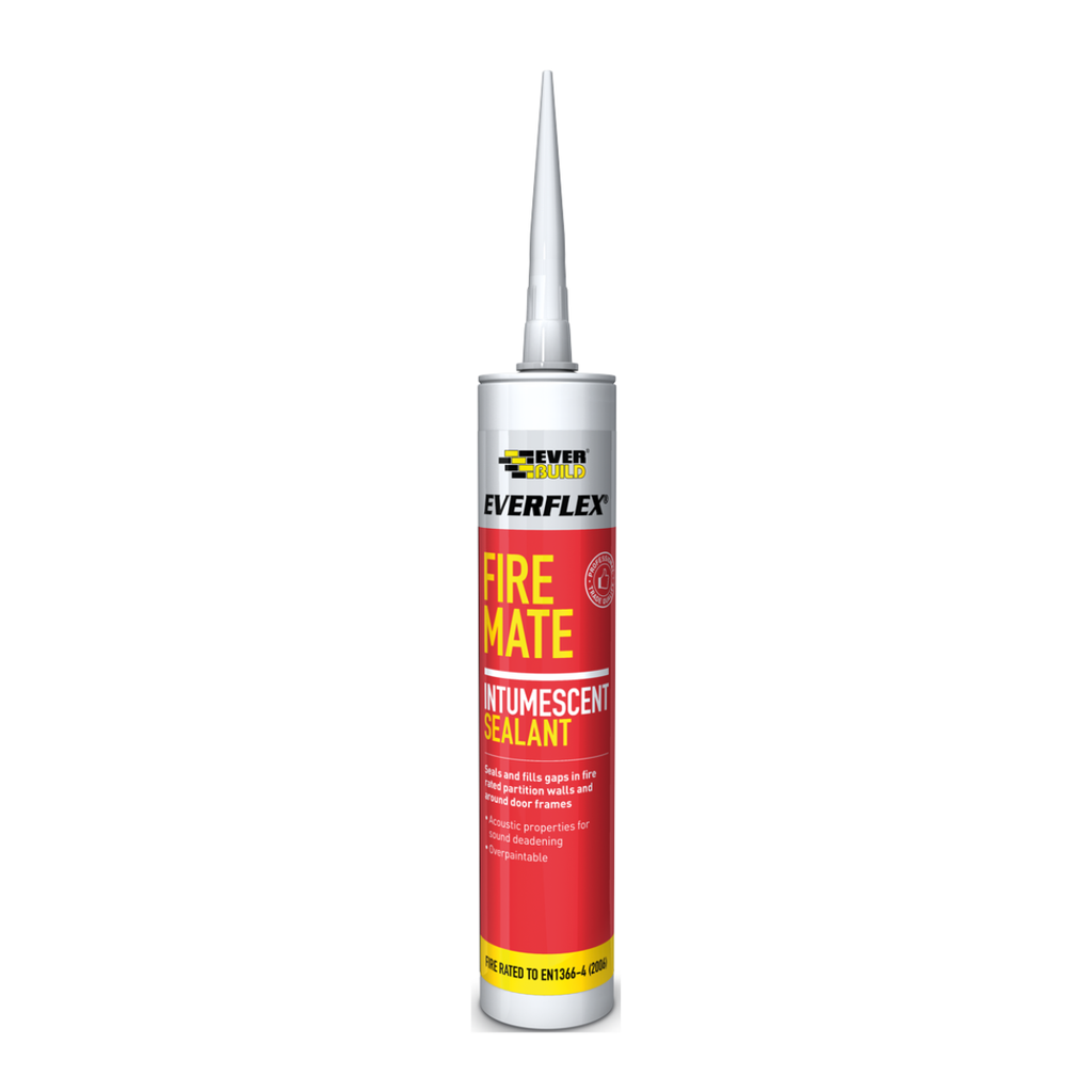 Everbuild Fire Mate Intumescent Sealant 295ml (White) - Box of 25