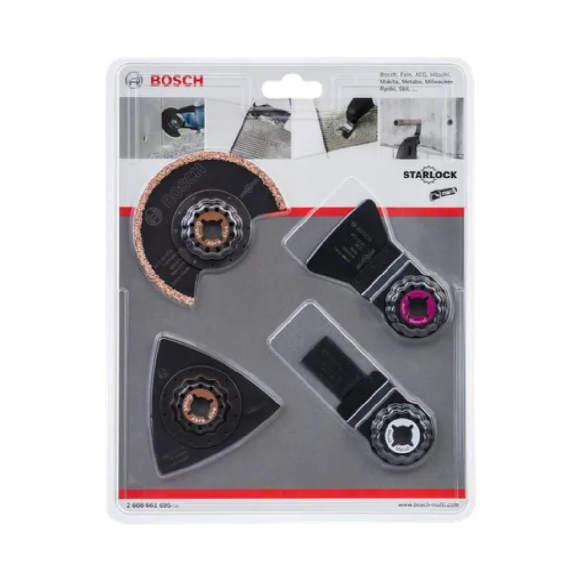 Bosch 2608661695 OMT Tiling Set (4 Piece)
