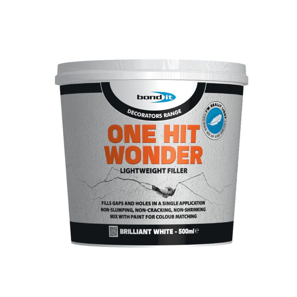 Bond It One Hit Wonder Lightweight Filler 500ml (White) - Box of 12