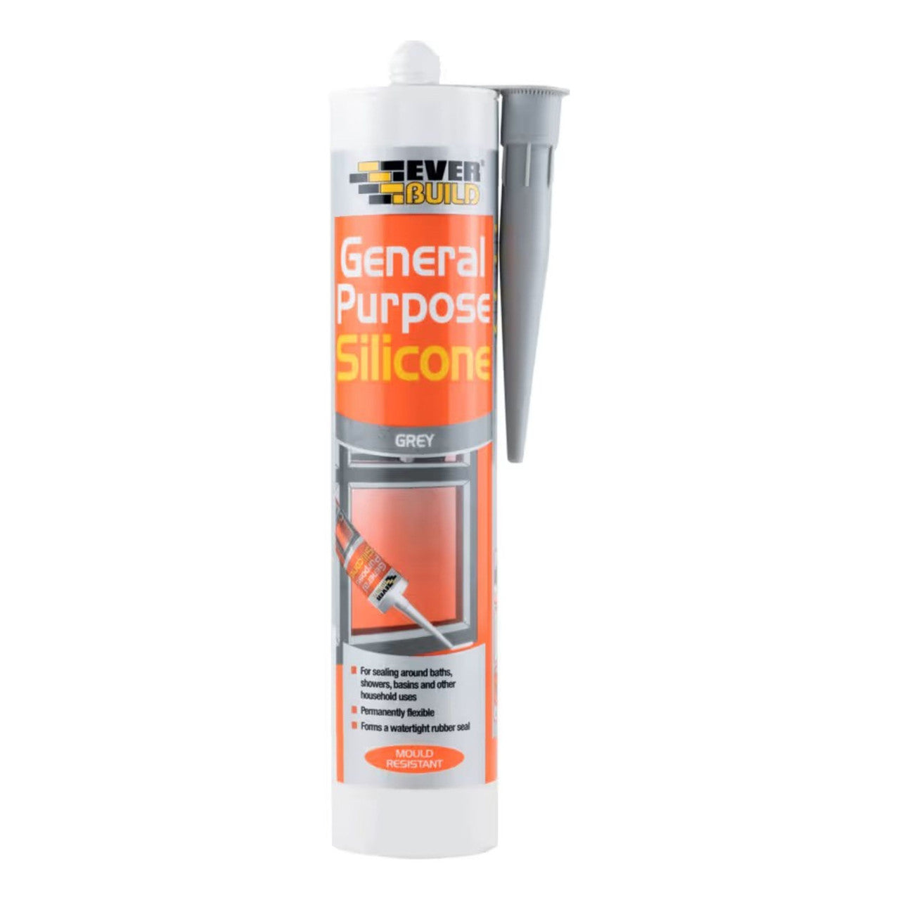 Sika General Purpose Silicone 280ml (Grey) - Box of 25