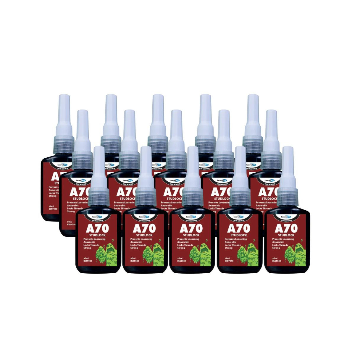 Bond It A70 Studlock Anaerobic Adhesive 50ml - Box of 15