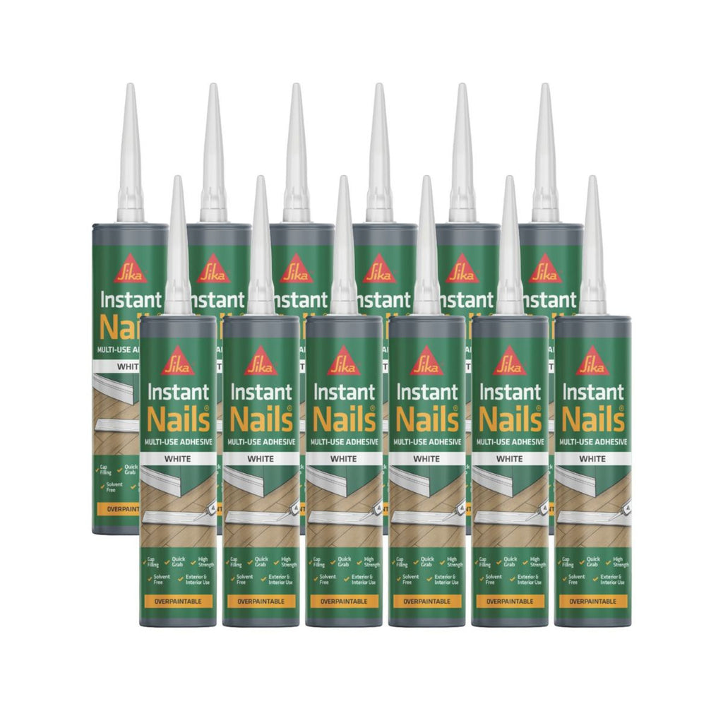 Sika Instant Nails Grab Adhesive 290ml (White) - Box of 12