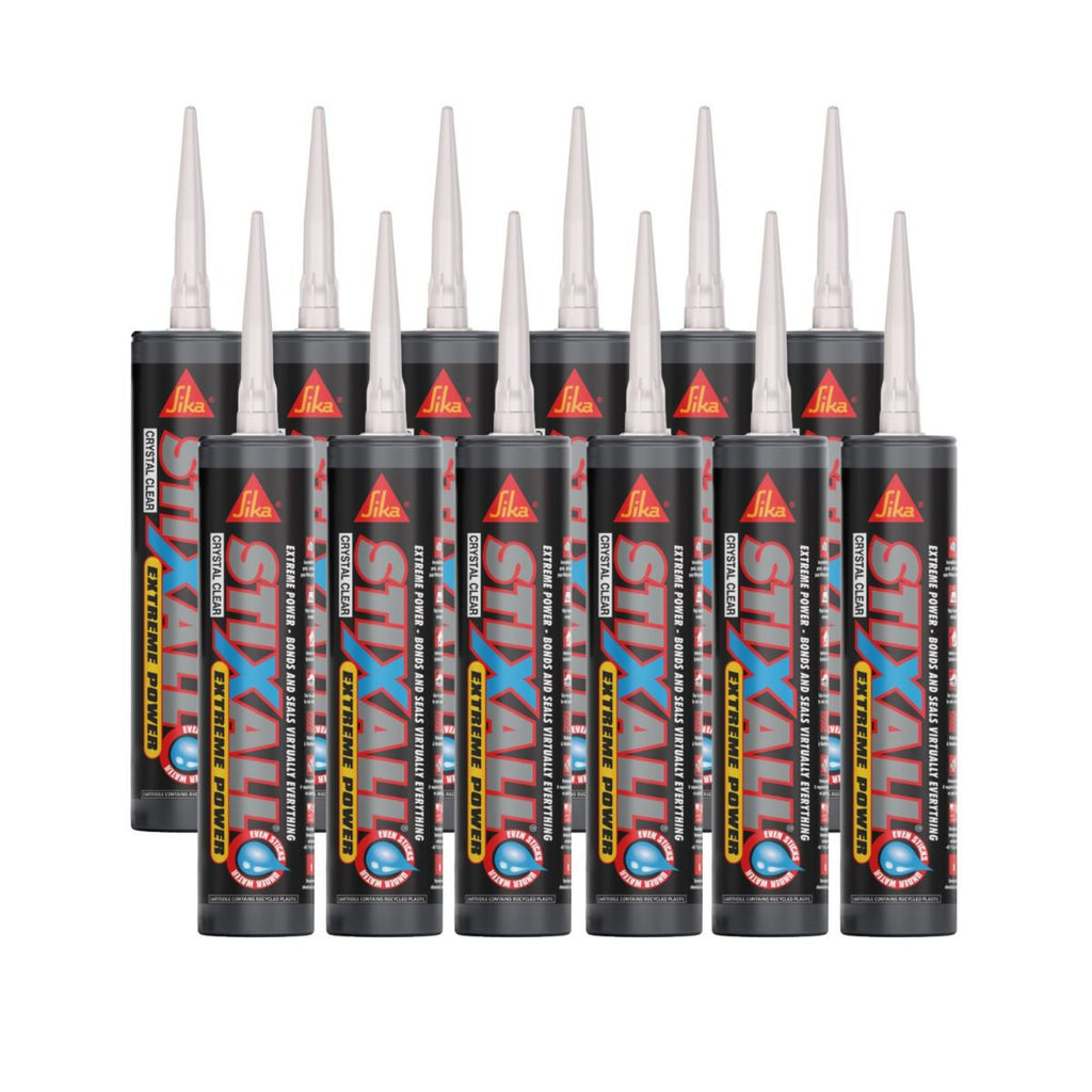 Sika Stixall Extreme Power Adhesive/Sealant 290ml (Clear) - Box of 12