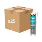 Bond It S3 Premium Sanitary Silicone 285ml (White) - 25 Pack