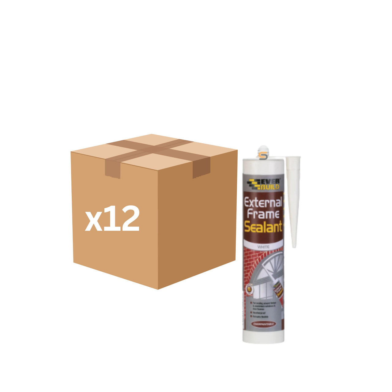 Everbuild/Sika External Frame Sealant–Neutral