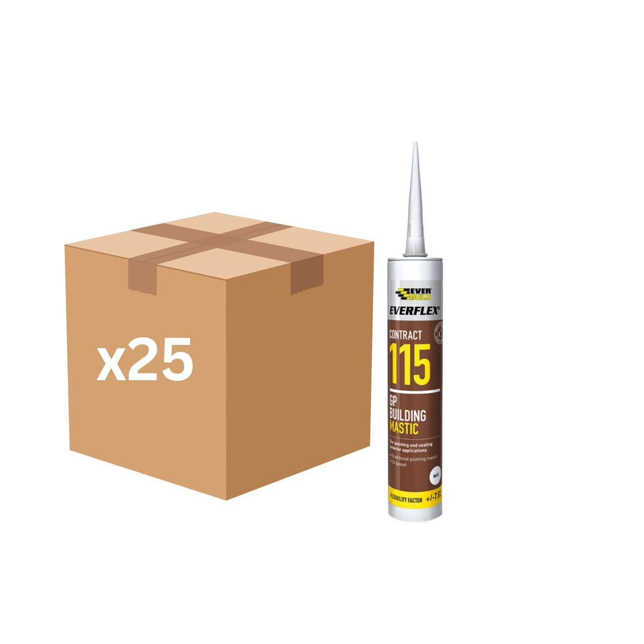 Everbuild/Sika Everflex  Building Mastic White