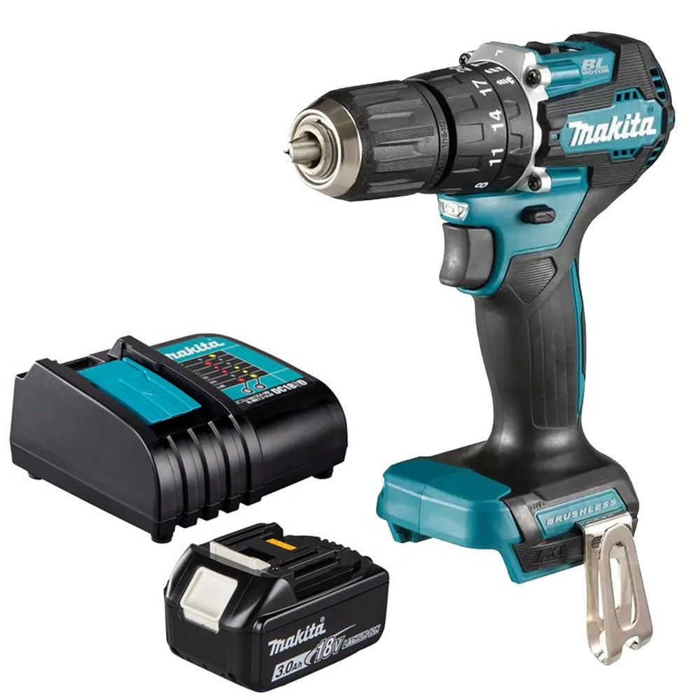 Makita DHP487SF 18V LXT Combi Drill (1 x 3.0Ah Battery)