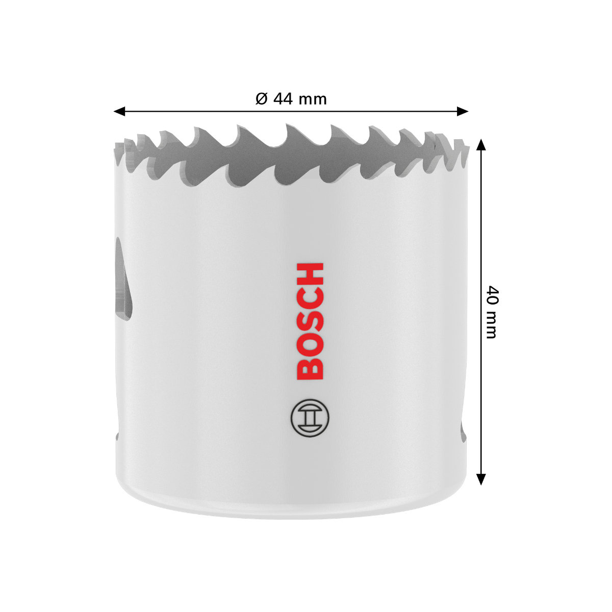 Bosch 2608594578 Multi Material Threaded Hole Saw 44 x 40mm (Replaces 2608580416)