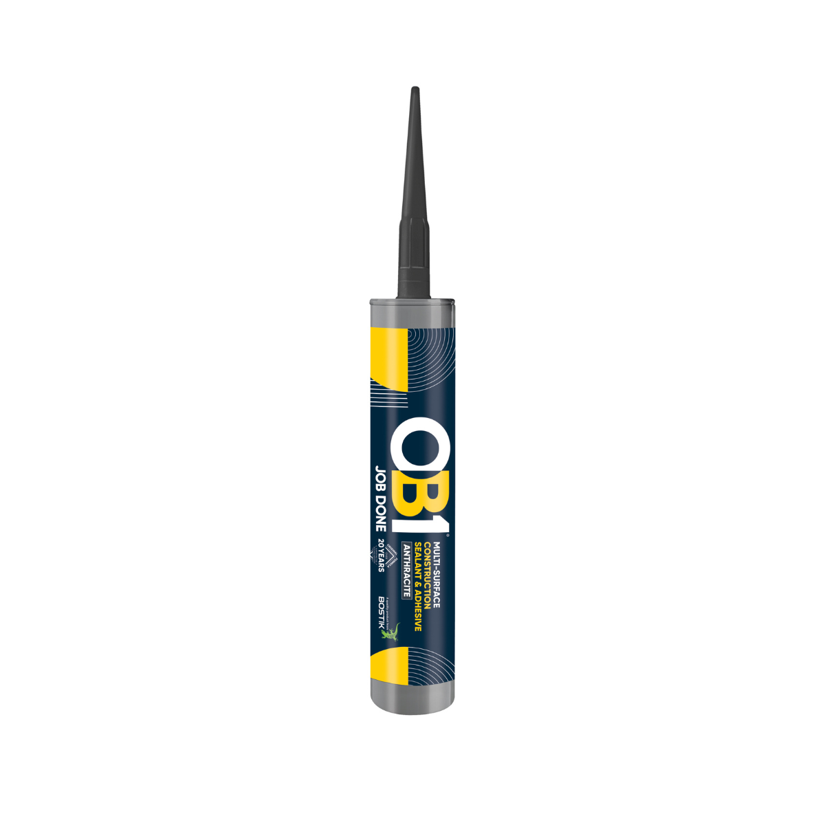 OB1 Multi-Surface Construction Sealant & Adhesive 290ml (Anthracite) - Box of 12