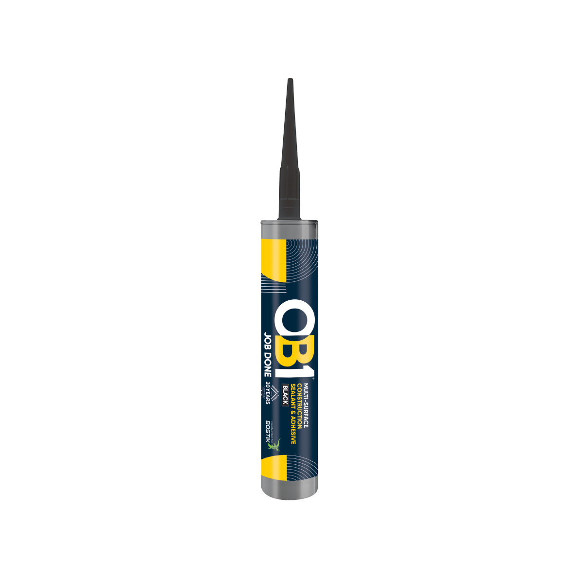 OB1 Multi-Surface Construction Sealant & Adhesive 290ml (Black) - Box of 12