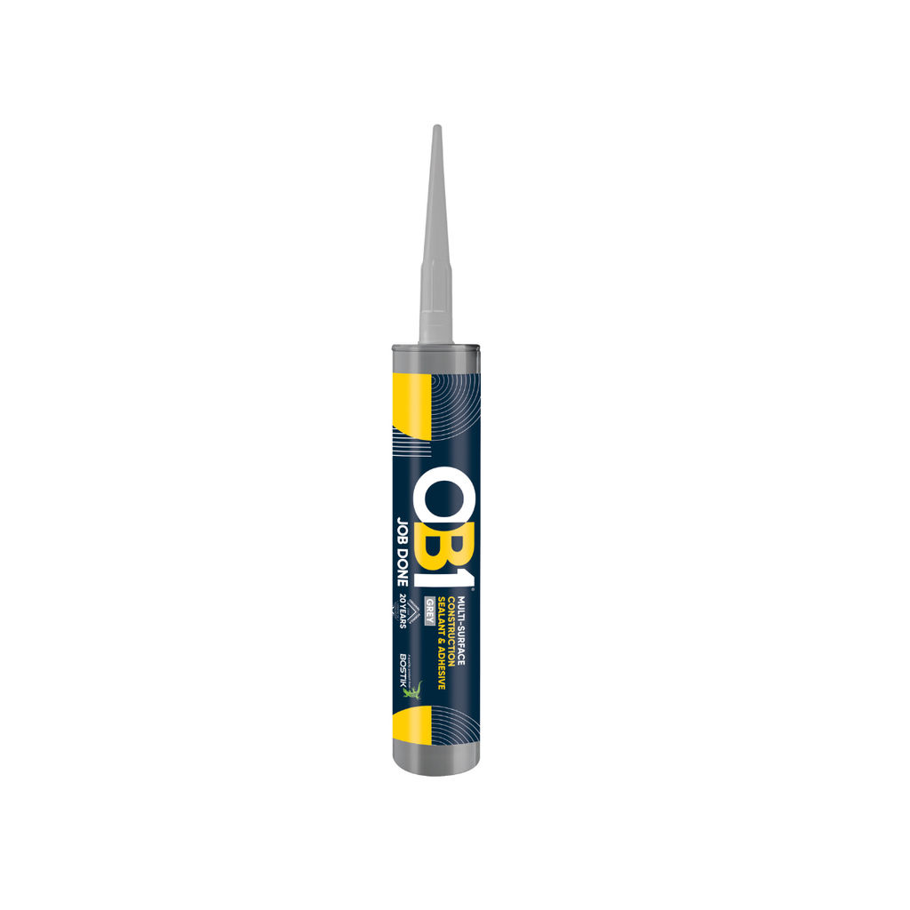 OB1 Multi-Surface Construction Sealant & Adhesive 290ml (Grey) - Box of 12