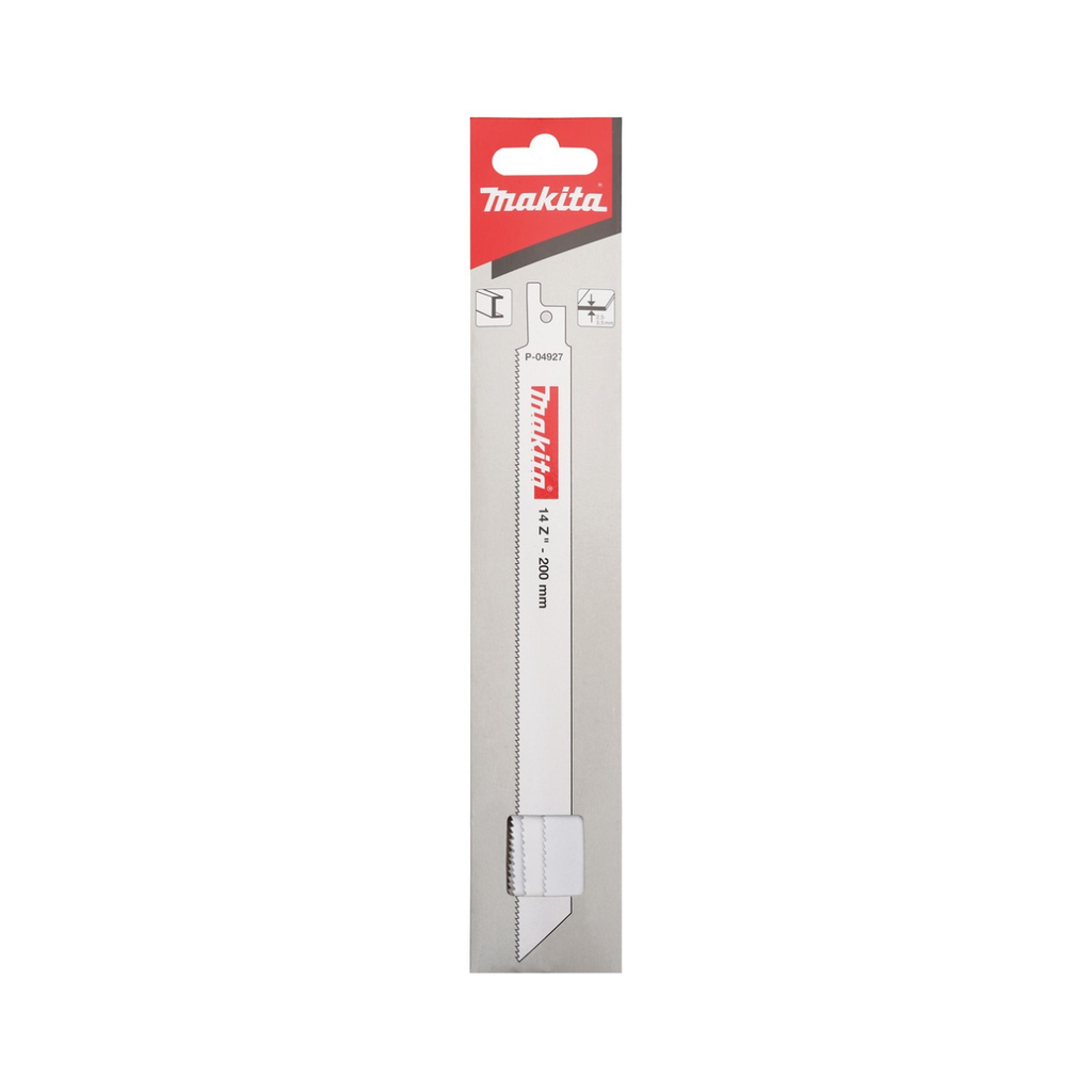 Makita P-04927 Reciprocating Blades for Metal 200 x 0.9mm (5 Pack)