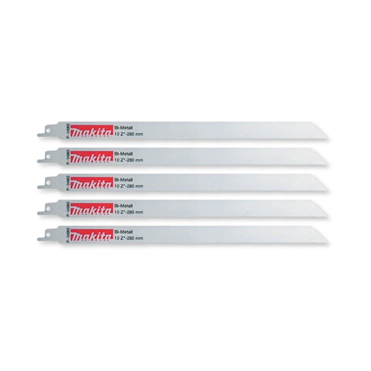 Makita P-04983 BiM Reciprocating Blades for Metal 280mm 10TPI (Pack of 5)