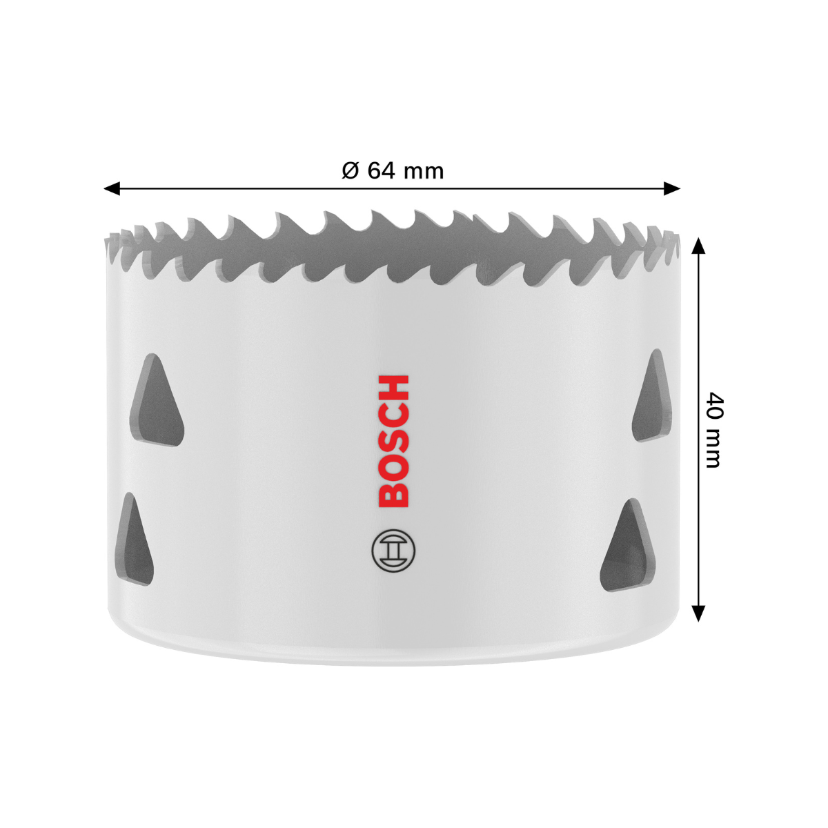 Bosch 2608594588 Multi Material Threaded Hole Saw 64 x 40mm (Replaces 2608580426)