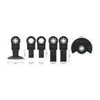 Bosch 2608669334 Starlock Multi Tool Blade Set for Wood & Soft Metal (6 Piece)