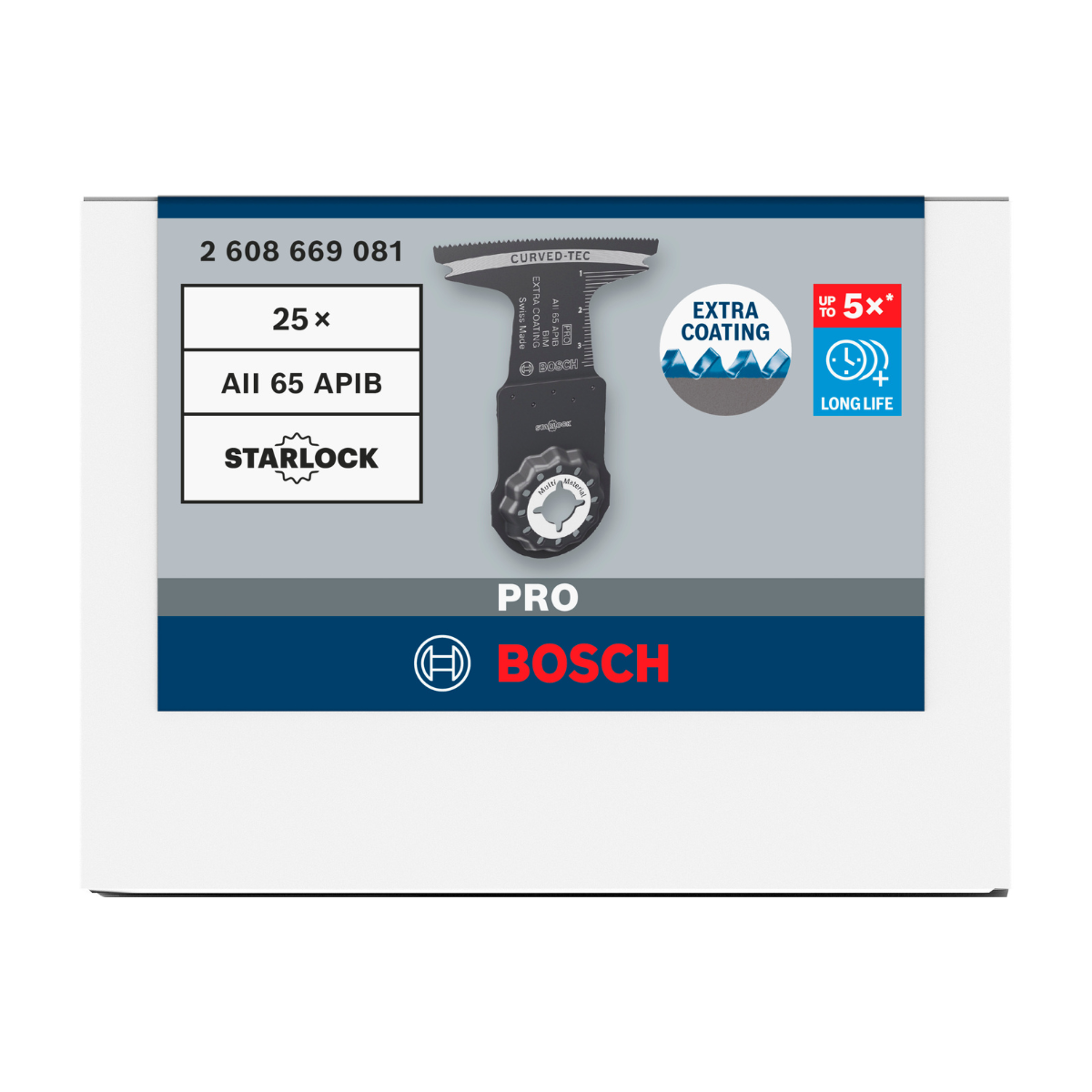 Bosch AII 65 APIB PRO Starlock Plunge Cut Multi-Tool Blades (Pack of 25)