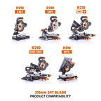 Evolution R210TCT-24MS Multi-Material Blade 210mm x 24T