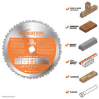 Evolution R255TCT-28MS Multi-Material Blade 255mm x 28T