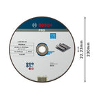 Bosch 2608600324 EXPERT Metal Cutting Discs 230mm (25 Pack)