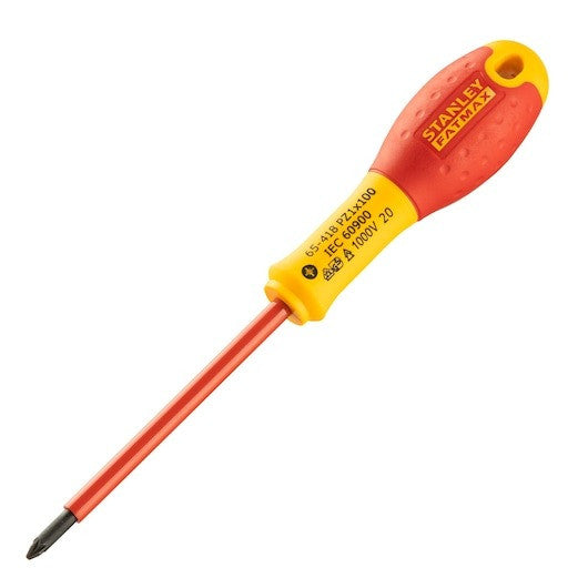 Stanley 0-65-418 FATMAX Insulated Screwdriver PZ1 100mm 1000V