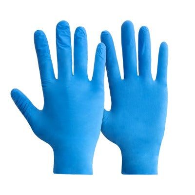 Mercator Nitrylex Classic Blue Nitrile Gloves (Size 9/10/XL) (100 Pieces)